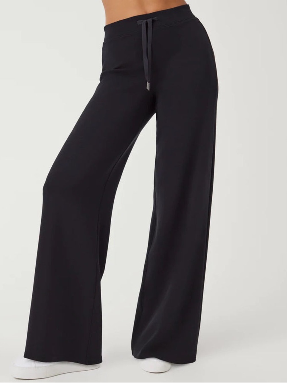 SPANX AirEssentials Black Wide Leg Drawstring Pants 3X